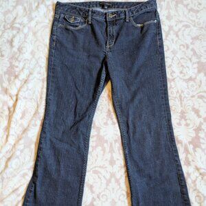 Banana Republic Women’s Dark Wash Bootcut Mid Rise Jeans Size 12 (A)